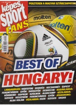 Sal Endre - Képes Sport Fans posztermagazin V. évf. 5. szám, Budapest 2011 antikvár könyv