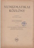 Huszár Lajos - Numizmatikai közlöny LIV-LV. évfolyam 1955-56