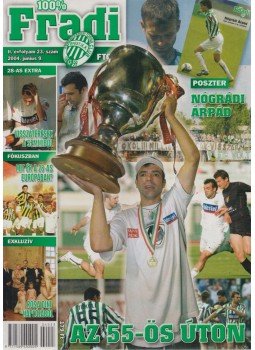 Mokány Lajos - 100% Fradi II. évf. 23. szám Mokány Lajos - 100% Fradi II. évf. 23. szám, Budapest 2004 antikvár könyv