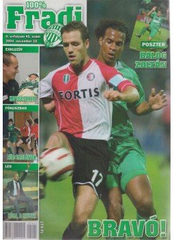 Mokány Lajos - 100% Fradi II. évf. 45. szám Mokány Lajos - 100% Fradi II. évf. 45. szám, Budapest 2004 antikvár könyv