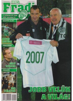 Mokány Lajos - 100% Fradi II. évf. 49. szám Mokány Lajos - 100% Fradi II. évf. 49. szám, Budapest 2004 antikvár könyv
