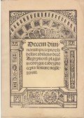 Werbőczy István - Decem Divinorum Praeceptorum Libellus, Viennae, 1524