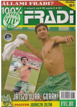 Mokány Lajos - 100% Fradi III. évf. 34. szám Mokány Lajos - 100% Fradi III. évf. 34. szám, Budapest 2005 antikvár könyv