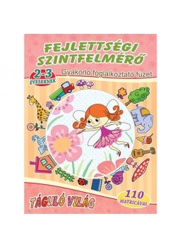  - Fejlettségi szintfelmérő 2-3 éveseknek - Gyakorló foglalkoztató füzet 110 matricával, null 2016 antikvár könyv