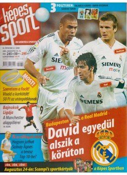 Kálnoki Kis Attila - Képes Sport III. évf. 32. szám Kálnoki Kis Attila - Képes Sport III. évf. 32. szám, Budapest 2005 antikvár könyv