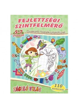  - Fejlettségi szintfelmérő 5-7 éveseknek - Gyakorló foglalkoztatófüzet 110 matricával, null 2016 antikvár könyv