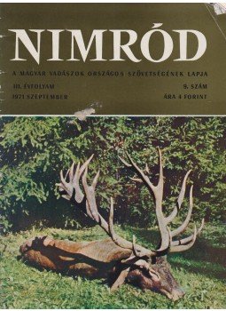 Csekő Sándor - Nimród 1971. (szeptember) 9. szám, Budapest 1971 antikvár könyv