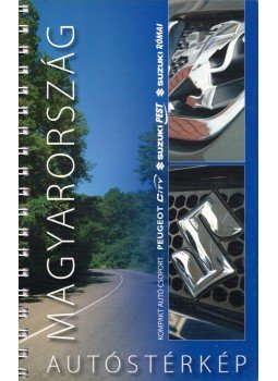  - Magyarország autóstérkép / Budapest autóstérkép, Budapest 2007 antikvár könyv