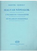 Kodály Zoltán,Bartók Béla - Magyar népdalok énekhangra, zongorakísérettel