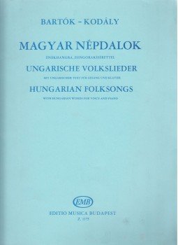 Kodály Zoltán, Bartók Béla - Magyar népdalok énekhangra, zongorakísérettel, Budapest 0 antikvár könyv