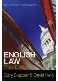 Gary Slapper,David Kelly - English Law