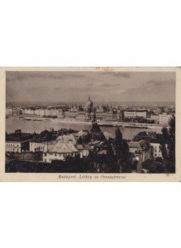  - Budapest - Látkép az Országházzal (képeslap), Budapest 0 antikvár könyv