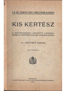  - Kis kertész, Budapest 1929 antikvár könyv