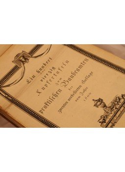 Matthias Fortunat Koller - Ein hundert und vierzig Kupfertafeln zum praktischen Baubeamten der zweyten verbesserten Auflage vom Jahre 1800, Wien 1800 antikvár könyv