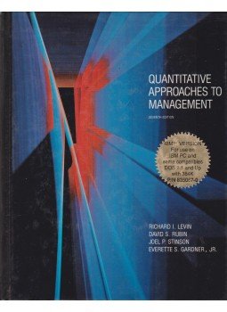 Richard I. Levin, David S. Rubin, Joel P. Stinson, Everette S. Gardner Jr. - Quantitative approaches to management Richard I. Levin, David S. Rubin, Joel P. Stinson, Everette S. Gardner Jr. - Quantitative approaches to management, 1989 antikvár könyv