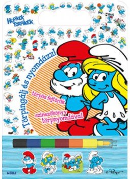 Peyo - Törpingálj és nyomdázz! - színezőkönyv törpnyomdával Peyo - Törpingálj és nyomdázz! - színezőkönyv törpnyomdával, null 2018 antikvár könyv
