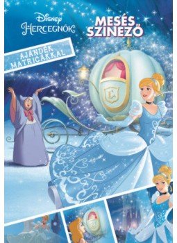  - Disney Hercegnők - Mesés színező ajándék matricákkal, null 2018 antikvár könyv