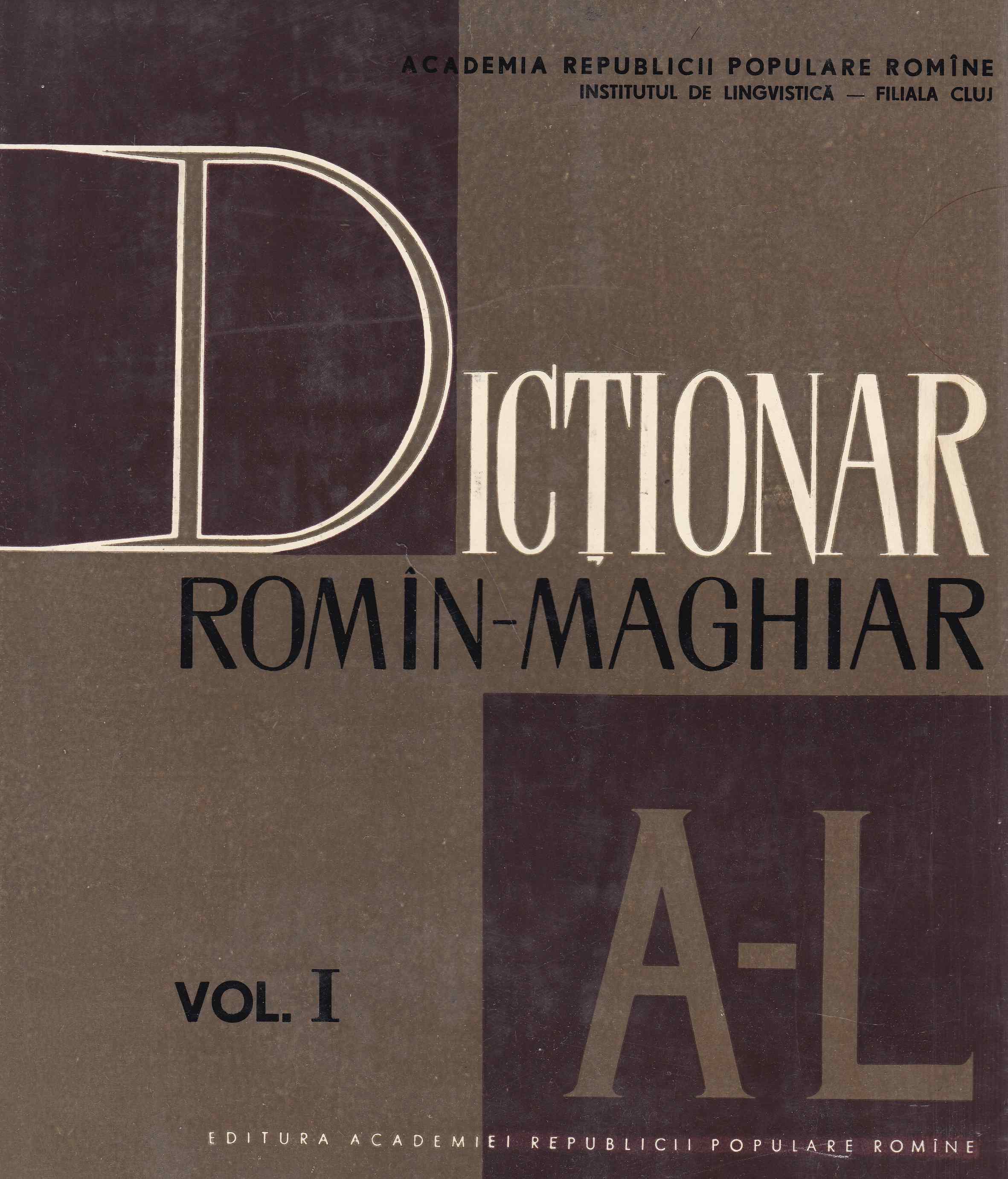  - Dictionar romin-maghiar I-II.,  1964 antikvár könyv