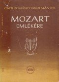 Szabolcsi Bence,Bartha Dénes - W. A. Mozart emlékére