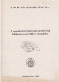 Udvari István - A munkácsi görögkatolikus püspökség lelkészségeinek 1806. évi összeírása (dedikált)