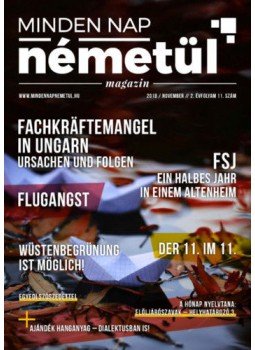  - Minden Nap Németül - 2018. november - 2. évfolyam 11. szám, null 2018 antikvár könyv