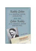 Bónis Ferenc - Kodály Zoltán és az Universal Edition levélváltása I. 1918-1929