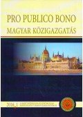 Fejes Zsuzsanna,Kutas Éva - Pro Publico Bono - Magyar közigazgatás 2016/1.