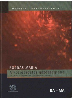 Bordás Mária - A közigazgatás gazdaságtana, Budapest 2009 antikvár könyv