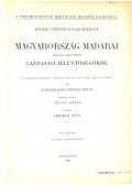 Chernel István - Magyarország madarai különös tekintettel gazdasági jelentőségökre I-III.