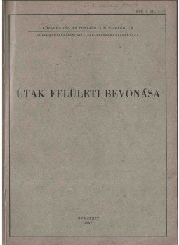  - Utak felületi bevonása, Budapest 1957 antikvár könyv