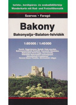  - Bakony 1:80 000 / 1:40 000, Budapest 2006 antikvár könyv