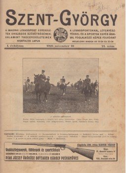 Massány Ernő dr. - Szent-György Képes Sportlap 1925-26. I-II. évf., Budapest 1925 antikvár könyv