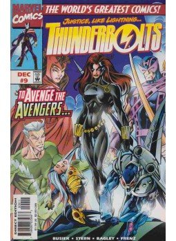Busiek, Kurt, Bagley, Mark, Vince Russell, Stern, Roger, Frenz, Ron - Thunderbolts Vol. 1. No. 9. Busiek, Kurt, Bagley, Mark, Vince Russell, Stern, Roger, Frenz, Ron - Thunderbolts Vol. 1. No. 9., New York 1997 antikvár könyv