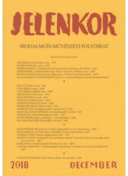 - Jelenkor - Irodalmiés művészeti folyóirat - 2018. december, null 2018 antikvár könyv