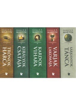 George R. R. Martin - A tűz és jég dala I-V. George R. R. Martin - A tűz és jég dala I-V., Pécs 2018 antikvár könyv