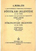 Gerő Andor,Acél Antal - A munka éve. A Magyarországi Symbolikus Nagypáholy főtitkári jelentése az 1947. évről