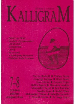 Csanda Gábor, Széky János - Kalligram 1994/7-8. Csanda Gábor, Széky János - Kalligram 1994/7-8., Pozsony 1994 antikvár könyv