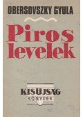 Obersovszky Gyula - Piros levelek (dedikált)