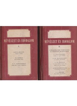 Louis Aragon - Művészet és irodalom I-II., Budapest 1949 antikvár könyv