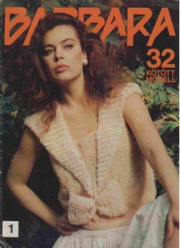 Moldován Katalin - Barbara  - 32 kötött modell, Budapest 1988 antikvár könyv