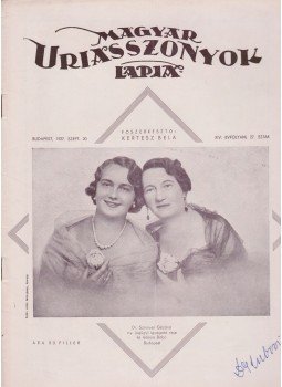 Kertész Béla - Magyar Uriasszonyok Lapja 1937. XIV. évfolyam 27. szám, Budapest 1937 antikvár könyv