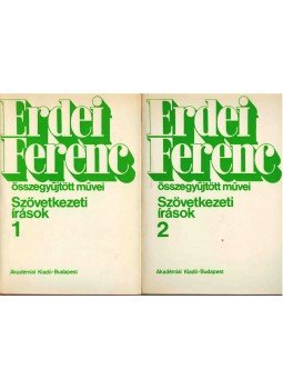 Erdei Ferenc - Szövetkezeti írások 1-2., Budapest 1979 antikvár könyv