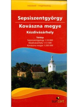  - Sepsiszentgyörgy, Kovászna megye, Kézdivásárhely térkép, Cluj-Napoca 0 antikvár könyv