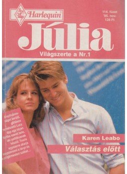 Karen Leabo - Választás előtt Karen Leabo - Választás előtt, Budapest 1991 antikvár könyv