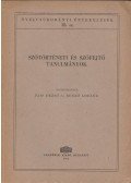 Pais Dezső,Benkő Loránd - Szótörténeti és szófejtő tanulmányok