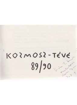 Kozma György - Kozmosz-tévé 89/90 (Dedikált) Kozma György - Kozmosz-tévé 89/90 (Dedikált), Budapest 1990 antikvár könyv