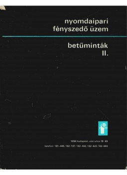 - Betűminták II. - Betűminták II., Budapest 1980 antikvár könyv