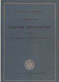Korányi Imre - Tartók Statisztikája I.