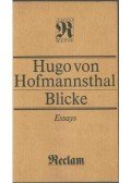 Hofmannsthal, Hugo von - Blicke