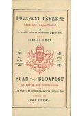 Homolka József - Budapest térképe házszámok megjelölésével és az utczák és terek betürendes jegyzékével (reprint)